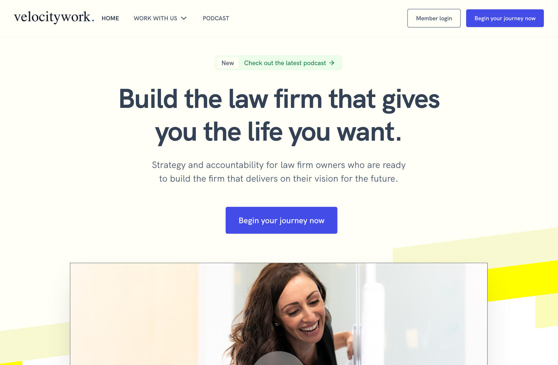 Velocity Work - Accountability & Strategy for Law Firm Owners Velocity Work - Accountability & Strategy for Law Firm Owners