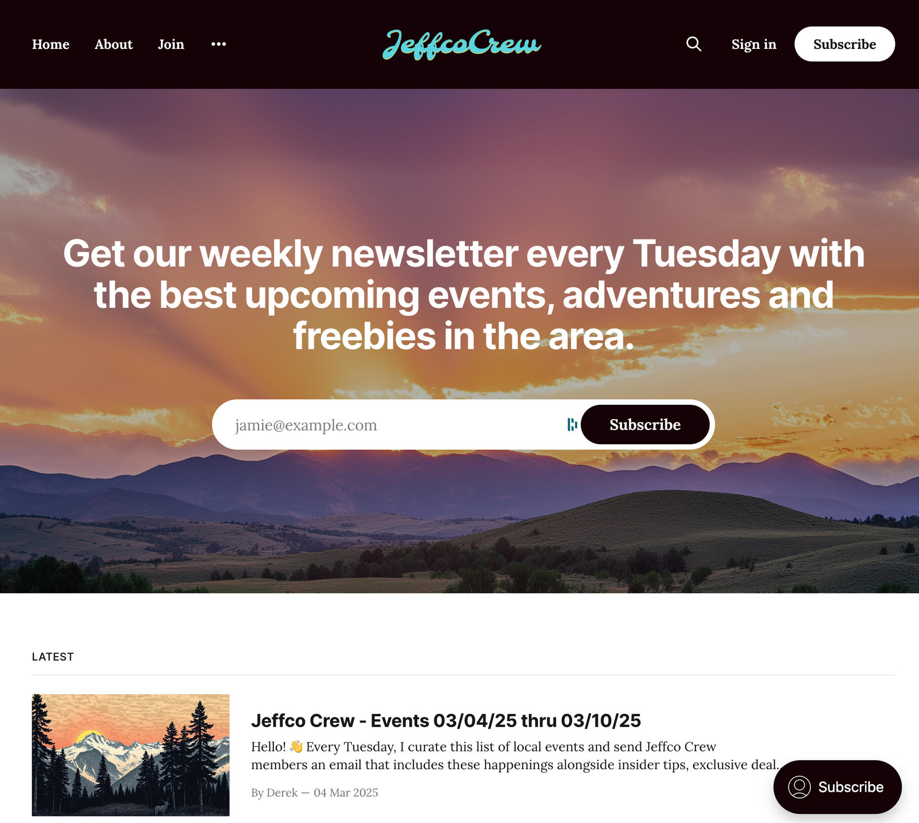 Jeffco Crew - Community newsletter for Jefferson County, CO Jeffco Crew - Community newsletter for Jefferson County, CO